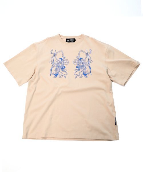 Monkey Flower(モンキーフラワー)の「共用ユートピア守護神ドローイング半袖Tシャツ/MS2WTS20U BLACK(Tシャツ/カットソー・メンズ・その他・LARGE/X-LARGE)」の4枚目の写真