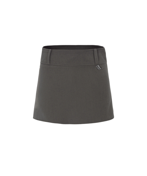 BELLIALEU(ベルリアル)の「BELT MINI SKIRT-BROWN(スカート・レディース・その他・SMALL)」の2枚目の写真