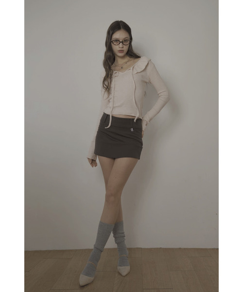 BELLIALEU(ベルリアル)の「BELT MINI SKIRT-BROWN(スカート・レディース・その他・SMALL)」の6枚目の写真