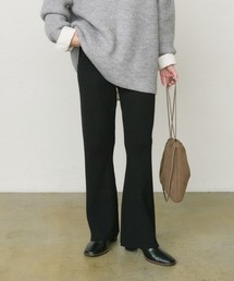 PUAL CE CIN | リブニットフレアパンツ(その他パンツ)