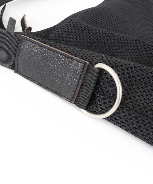 ADAM PATEK(アダムパテック)の「【ADAMPATEK/アダムパテック】mesh shoulder bag/メッシュショルダーバッグ(ショルダーバッグ・メンズ・ブラック・FREE)」の4枚目の写真
