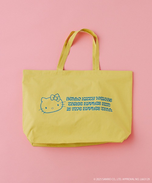 JOURNAL STANDARD(ジャーナルスタンダード)の「HELLO KITTY / ハローキティ ビッグトート(トートバッグ・メンズ・ピンク/ブラウン/イエロー/ブルー系その他・FREE)」の3枚目の写真