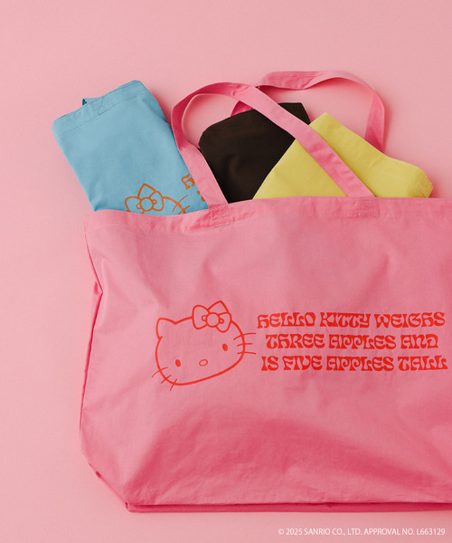 JOURNAL STANDARD(ジャーナルスタンダード)の「HELLO KITTY / ハローキティ ビッグトート(トートバッグ・メンズ・ピンク/ブラウン/イエロー/ブルー系その他・FREE)」の6枚目の写真