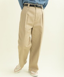 My Fav. CHILD WOMAN | ヴィンテージチノクロス センタープレスパンツ(チノパンツ)