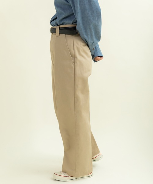 My Fav. CHILD WOMAN（マイファブチャイルドウーマン）の「ヴィンテージチノクロス センタープレスパンツ（チノパンツ・レディース・ベージュ系その他・38/36）」の3枚目の写真