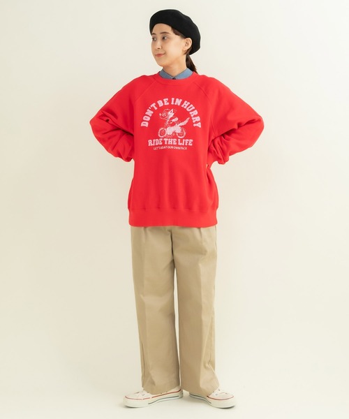 My Fav. CHILD WOMAN（マイファブチャイルドウーマン）の「ヴィンテージチノクロス センタープレスパンツ（チノパンツ・レディース・ベージュ系その他・38/36）」の10枚目の写真