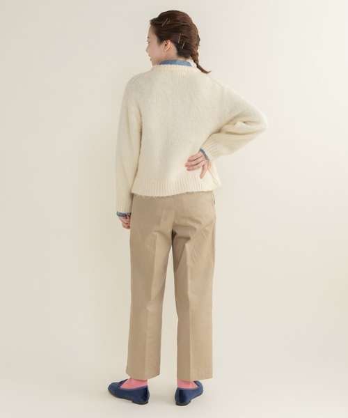 My Fav. CHILD WOMAN（マイファブチャイルドウーマン）の「ヴィンテージチノクロス センタープレスパンツ（チノパンツ・レディース・ベージュ系その他・38/36）」の13枚目の写真