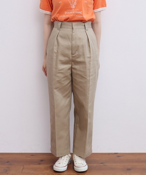 My Fav. CHILD WOMAN（マイファブチャイルドウーマン）の「ヴィンテージチノクロス センタープレスパンツ（チノパンツ・レディース・ベージュ系その他・38/36）」の14枚目の写真