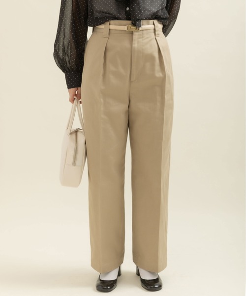 My Fav. CHILD WOMAN（マイファブチャイルドウーマン）の「ヴィンテージチノクロス センタープレスパンツ（チノパンツ・レディース・ベージュ系その他・38/36）」の16枚目の写真