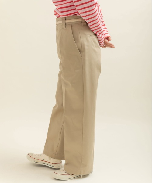 My Fav. CHILD WOMAN(マイファブチャイルドウーマン)の「ヴィンテージチノクロス センタープレスパンツ(チノパンツ・レディース・ベージュ系その他・38/36)」の21枚目の写真