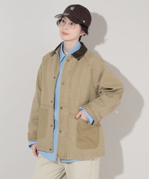 GEORGE'S（ジョージズ）の「レザーカラージャケット（カバーオール）」