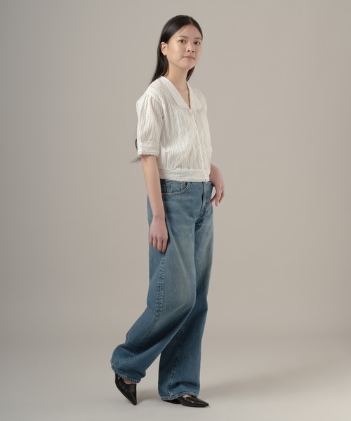 Levi's(リーバイス)の「Levi's/リーバイス BLUETAB(TM) DROP バレルジーンズ MADE IN JAPAN(デニムパンツ・レディース・インディゴブルー・23inch/24inch/25inch/26inch/27inch/28inch)」の19枚目の写真