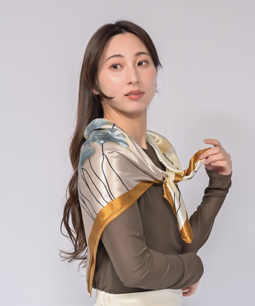 Alite cloth(アリーテクロス)の「シースルーカットソー(Tシャツ/カットソー・レディース・ブラウン/ホワイト/ブラック・FREE)」の5枚目の写真