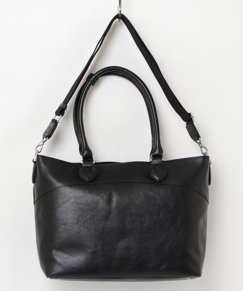 AVIREX（アヴィレックス）の「VARSITY BULTO LIMITRD EDITION 2WAY TOTE BAG / AVX5627（トートバッグ・メンズ・ブラック・F）」の2枚目の写真