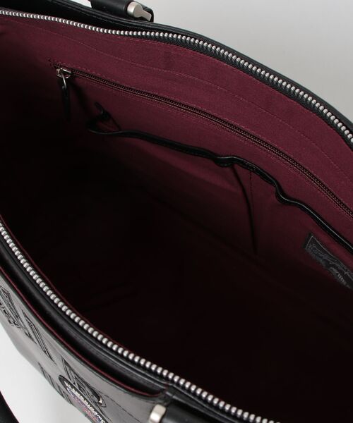 AVIREX（アヴィレックス）の「VARSITY BULTO LIMITRD EDITION 2WAY TOTE BAG / AVX5627（トートバッグ・メンズ・ブラック・F）」の4枚目の写真