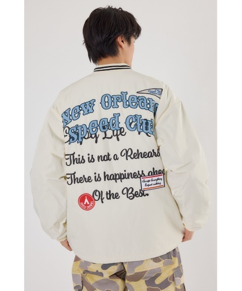 RODEO CROWNS WIDE BOWL(ロデオクラウンズワイドボウル)の「アワードジャケット(その他アウター・メンズ・オフホワイト/レッド/ブラック・MEDIUM/LARGE)」の2枚目の写真