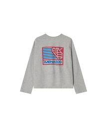 Menasoo Hearttrack Long Sleeve T Shirt_Melange