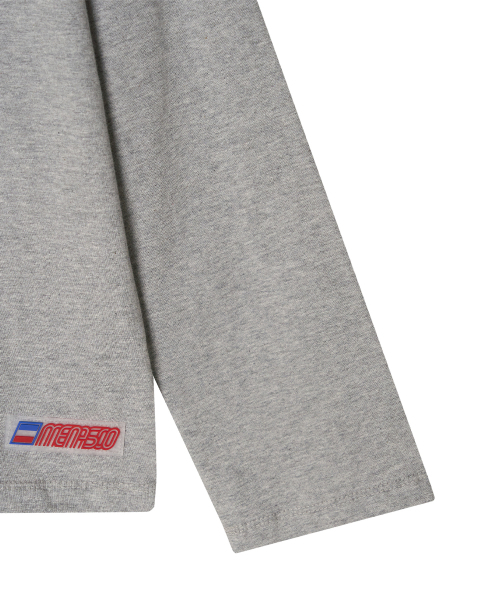 MENASOO(ミナス)の「Menasoo Hearttrack Long Sleeve T Shirt_Melange(Tシャツ/カットソー・レディース・グレー・LARGE/F)」の5枚目の写真