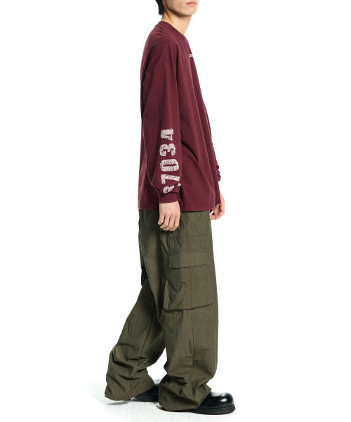 VONVAT(ヴォンバト)の「Big Cargo Wooven Trousers (Khaki)(その他パンツ・レディース・カーキ・FREE)」の4枚目の写真