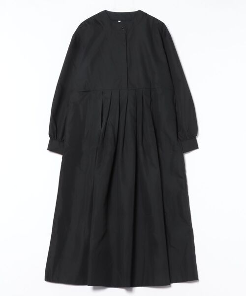 VIBGYOR(ヴィブジョー)の「FReePLACe/長袖 ロング丈 ブラックワンピース X12755(ワンピース・レディース・ブラック・L/M)」の4枚目の写真