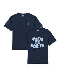 BACK LOGO T-SHIRT 01 [NAVY]
