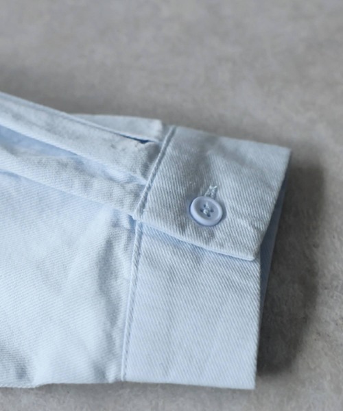 antiqua(アンティカ)の「綿100 コットンシャツ(シャツ/ブラウス・レディース・ブラック/ネイビー/ブルー・ONESIZE)」の21枚目の写真