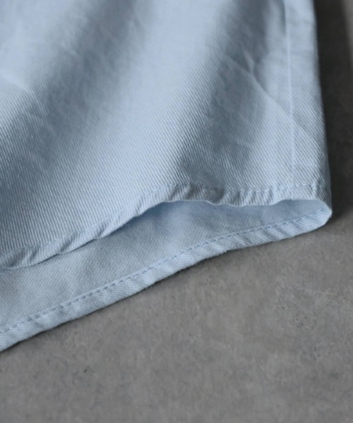 antiqua(アンティカ)の「綿100 コットンシャツ(シャツ/ブラウス・レディース・ブラック/ネイビー/ブルー・ONESIZE)」の22枚目の写真
