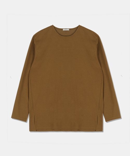 DENMADE(デンメイド)の「PART 001 essential long sleeve tee (brown)(Tシャツ/カットソー・メンズ・その他・M/XL)」の1枚目の写真
