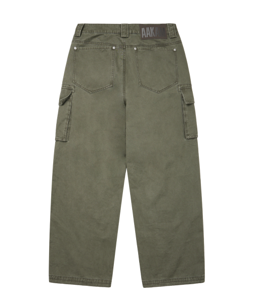 AAKAM（アーカム）の「Oblique Zippered Cargo Pants (Khaki)（その他パンツ・レディース・その他・1/2）」の3枚目の写真