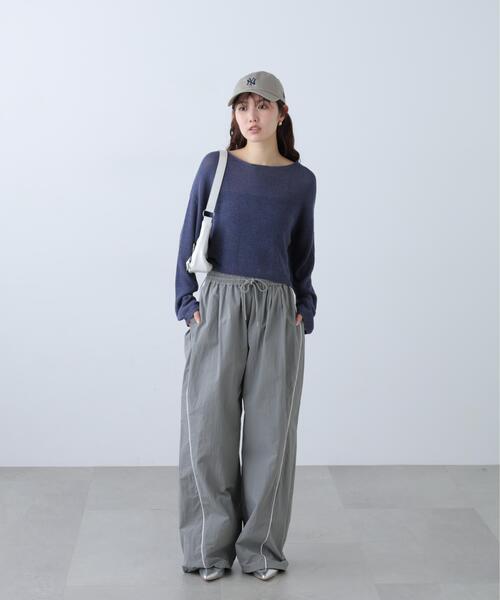 FREE'S MART(フリーズマート)の「◆サイドタック配色ラインナイロンパンツ(その他パンツ・レディース・ネイビー/グレー・SMALL/MEDIUM)」の13枚目の写真