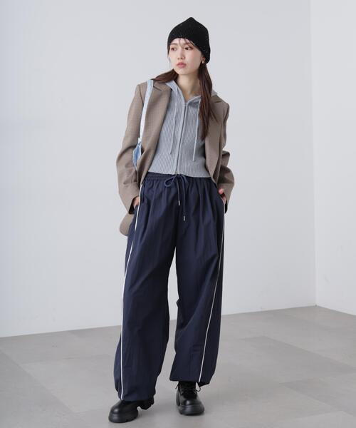 FREE'S MART(フリーズマート)の「◆サイドタック配色ラインナイロンパンツ(その他パンツ・レディース・ネイビー/グレー・SMALL/MEDIUM)」の20枚目の写真