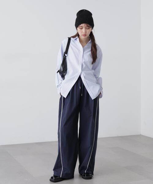 FREE'S MART(フリーズマート)の「◆サイドタック配色ラインナイロンパンツ(その他パンツ・レディース・ネイビー/グレー・SMALL/MEDIUM)」の22枚目の写真