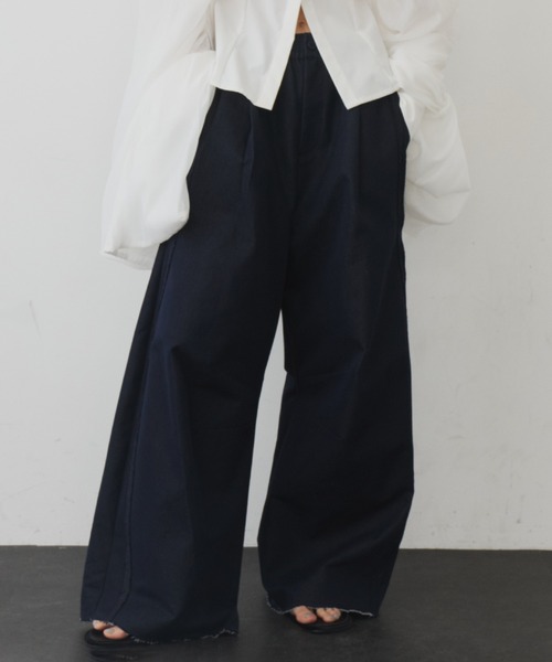 LA BELLE ETUDE(ラベルエチュード)の「コットンツイルカーブパンツ(その他パンツ・レディース・ライトグリーン/インディゴブルー/ライトピンク・1/0)」の3枚目の写真