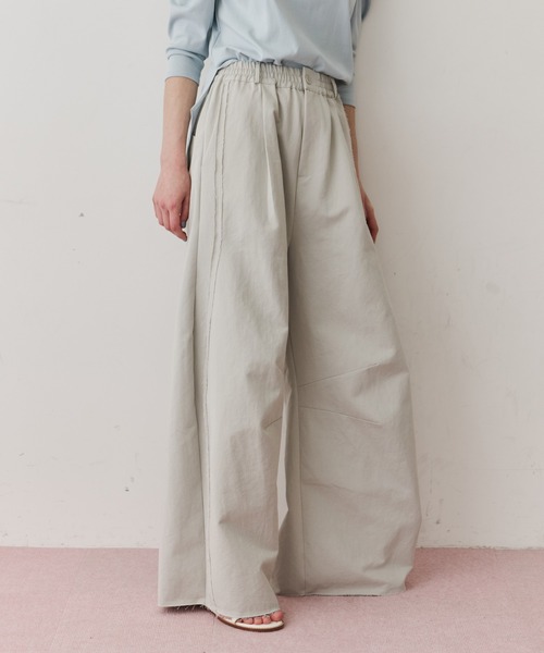 LA BELLE ETUDE(ラベルエチュード)の「コットンツイルカーブパンツ(その他パンツ・レディース・ライトグリーン/インディゴブルー/ライトピンク・1/0)」の7枚目の写真