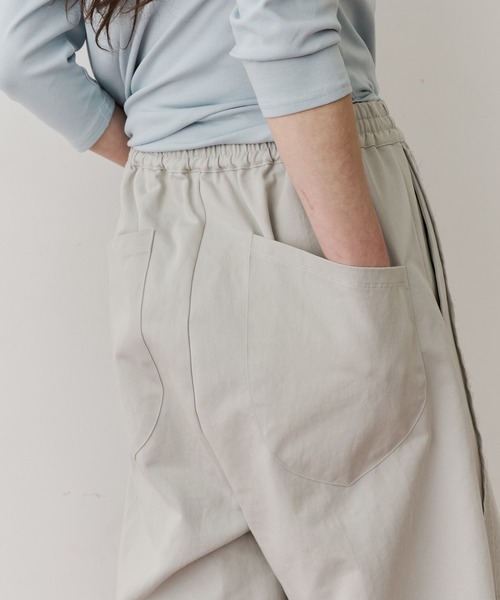 LA BELLE ETUDE(ラベルエチュード)の「コットンツイルカーブパンツ(その他パンツ・レディース・ライトグリーン/インディゴブルー/ライトピンク・1/0)」の8枚目の写真