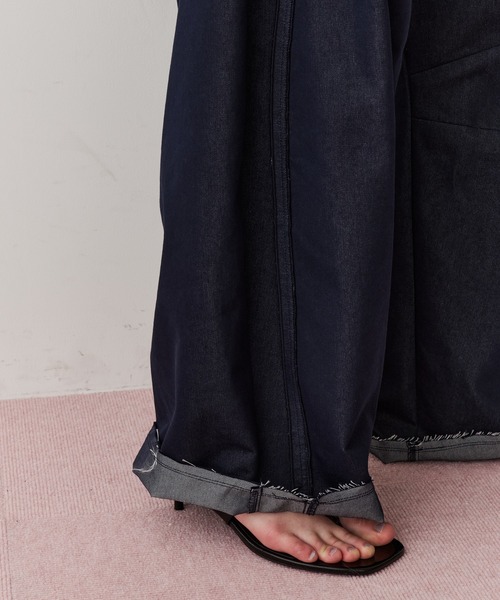 LA BELLE ETUDE(ラベルエチュード)の「コットンツイルカーブパンツ(その他パンツ・レディース・ライトグリーン/インディゴブルー/ライトピンク・1/0)」の21枚目の写真