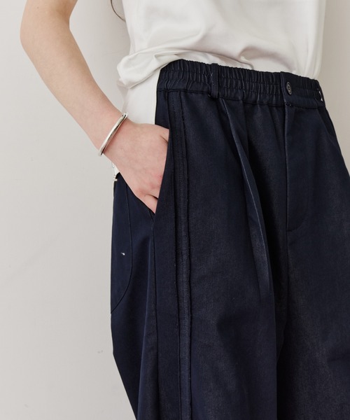 LA BELLE ETUDE(ラベルエチュード)の「コットンツイルカーブパンツ(その他パンツ・レディース・ライトグリーン/インディゴブルー/ライトピンク・1/0)」の18枚目の写真