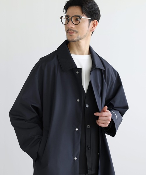 SPU（スプ）の「【防シワ、抗ピリング、接触冷感、ストレッチ、ウォッシャブル】高機能フクレ二重織Vネックボタンカーディガン（カーディガン/ボレロ・メンズ・チャコール/ブラック/ネイビー・M/S/XL/L）」の7枚目の写真
