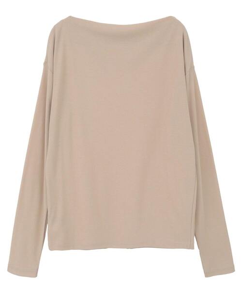martinique(マルティニーク)の「ミラノシフォンボートネックプルオーバー(Tシャツ/カットソー・レディース・ベージュ/ホワイト/ブラック・FREE)」の4枚目の写真