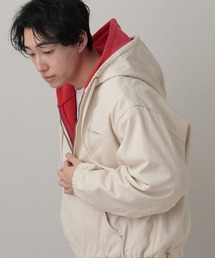 RAGEBLUE | Short Worker Hoodie Jacket/ショートワークフードブルゾン【セットアップ対応】(ブルゾン)