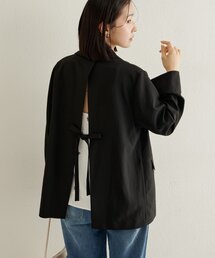 Omekashi | バックデザインテーラードジャケット(テーラードジャケット)
