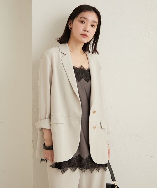 Omekashi（オメカシ）の「バックデザインテーラードジャケット（テーラードジャケット・レディース・ブラック/ホワイト系その他・FREE）」の22枚目の写真