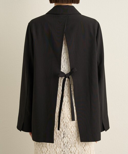 Omekashi（オメカシ）の「バックデザインテーラードジャケット（テーラードジャケット・レディース・ブラック/ホワイト系その他・FREE）」の18枚目の写真