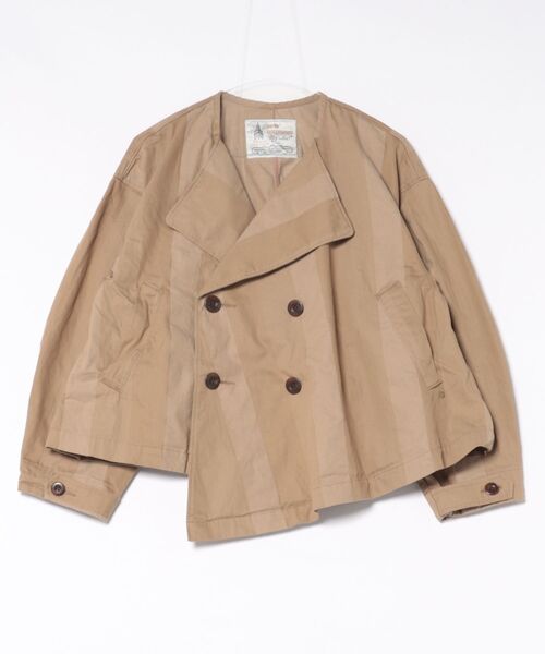 即完売　GO TO HOLLYWOOD トレンチコート　02 Striped Chino Short Trench Coat（トレンチコート）｜GO TO HOLLYWOOD