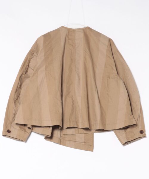 GO TO HOLLYWOOD（ゴートゥーハリウッド）の「Striped Chino Short Trench Coat（トレンチコート・レディース・ベージュ・L/M）」の2枚目の写真