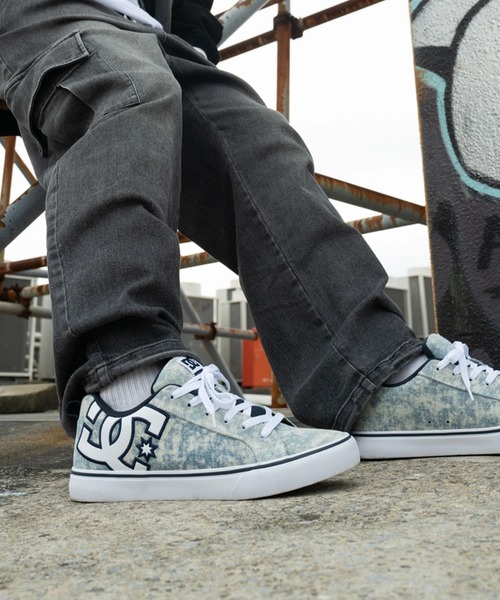 DC SHOES(ディーシーシューズ)の「DC SHOES メンズ COURT VULC TX SE フットウェア スニーカー 【2026年春夏モデル】/ローカット(スニーカー・メンズ・ブルー系その他・24cm/25cm/25.5cm/26cm/26.5cm/27cm/27.5cm/28cm/29cm)」の1枚目の写真
