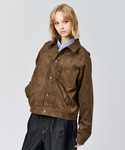 WETTEMPT（ウィテンプト）の「FAUX SUEDE TRUCKER JACKET / フェイクスエードトラッカージャケット（ブルゾン・LARGE）」