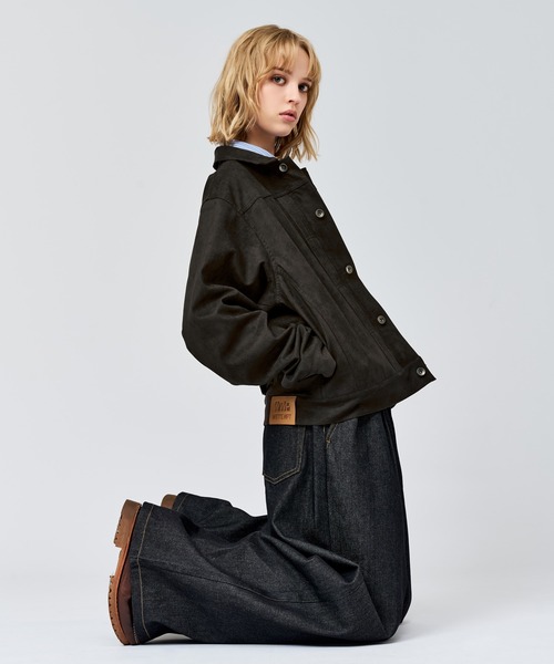 FAUX SUEDE TRUCKER JACKET / フェイクスエードトラッカージャケット