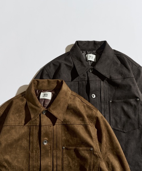 FAUX SUEDE TRUCKER JACKET / フェイクスエードトラッカージャケット