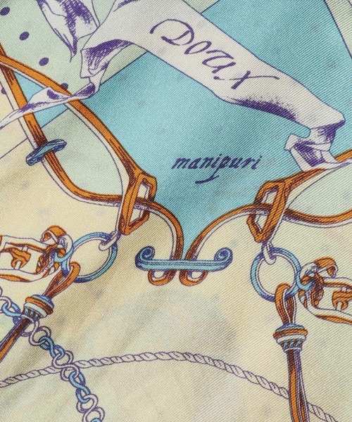 manipuri（マニプリ）の「MANIPURI / ダイヤ型プリントスカーフ《ESTNATION EXCLUSIVE》（ストール/ショール・レディース・ピンク・FREE）」の3枚目の写真